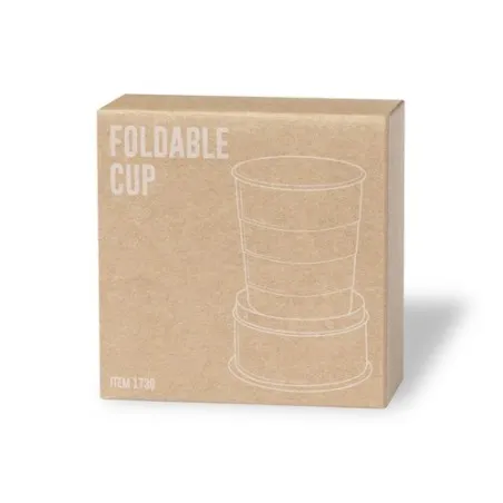Verre Pliable Écologique et Pratique Personnalisé à Petit Prix - Daibak Matières : PVC Couleurs : noir objet promotionnel éco-re