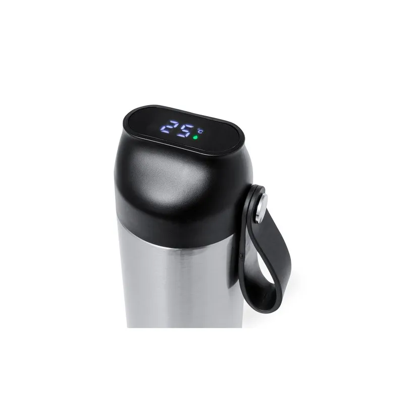 Bidon Thermique Personnalisé 630 ml - Troy Matières : PVC Couleurs : blanc cadeau entreprise pas cher