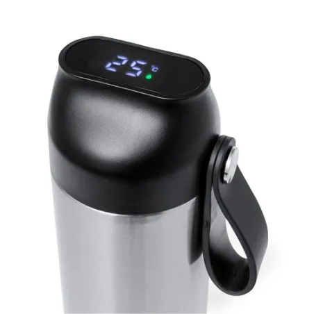 Bidon Thermique Personnalisé 630 ml - Troy Matières : PVC Couleurs : blanc cadeau entreprise pas cher