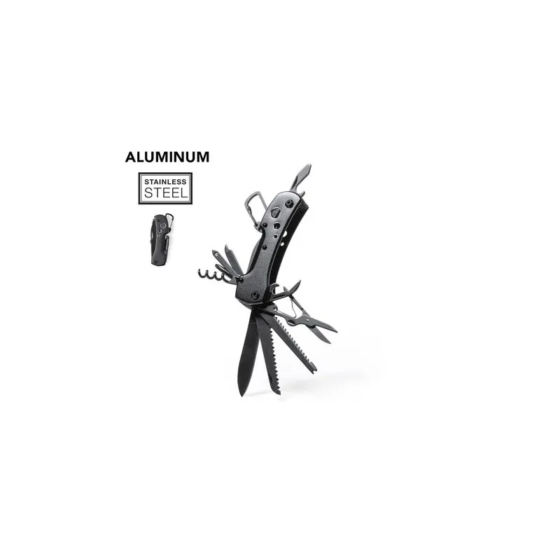 Canif Multi-Usages Personnalisé Multifonction pas cher Komit Matières : ABS Couleurs : rouge personnalisable avec votre logo