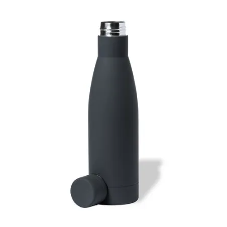 Bidon Sport Personnalisé en plastique Garthix - Gourde Matières : alliage Couleurs : noir cadeau collaborateur premium