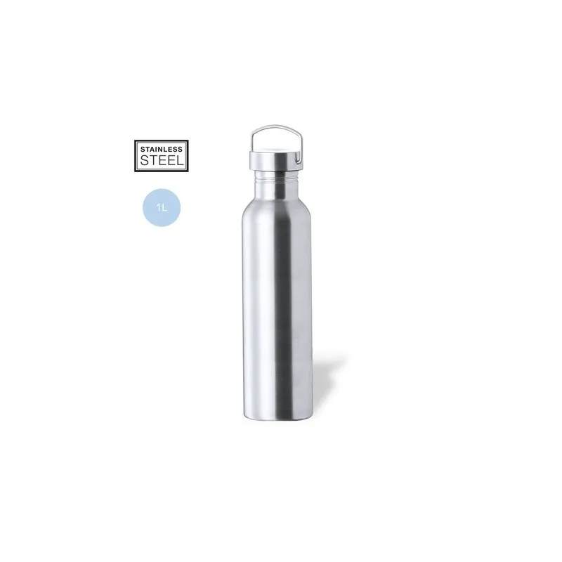 Bidon Écologique Personnalisé Gourde Whipet Matières : nickel Couleurs : noir personnalisable avec votre logo