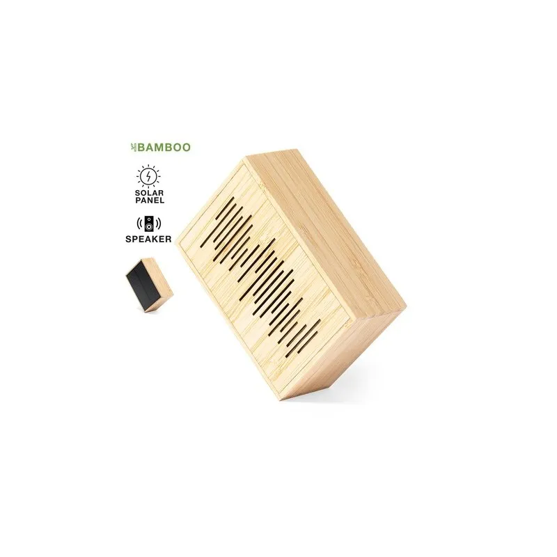 Enceinte Écologique Solaire Personnalisée Laurens FSC Matières : bois Couleurs : brun