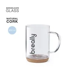 Mug Écologique et Durable Personnalisé Hindras Matières : PET recyclé Couleurs : gris foncé Contenance : 14 L
