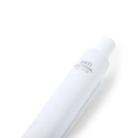 Stylo Antibactérien Personnalisé Confort Hygiène - Doret Matières : ABS Couleurs : blanc Contenance : 2,2 L marquage laser ultra