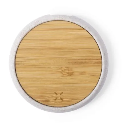 Chargeur Écologique Sans Fil Personnalisé 10W - Fiore Matières : métal Capacité : 4 Go Couleurs : blanc cadeau collaborateur pre