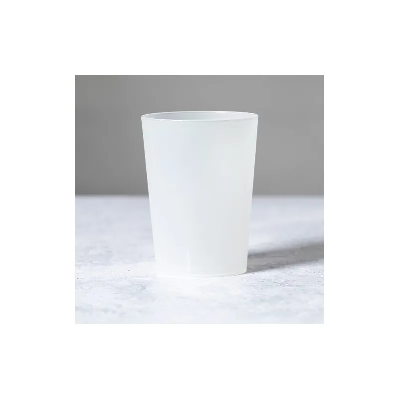 Gobelet éco-réutilisable personnalisable 500 ml Nirmal Matières : bambou Couleurs : bambou cadeau entreprise pas cher