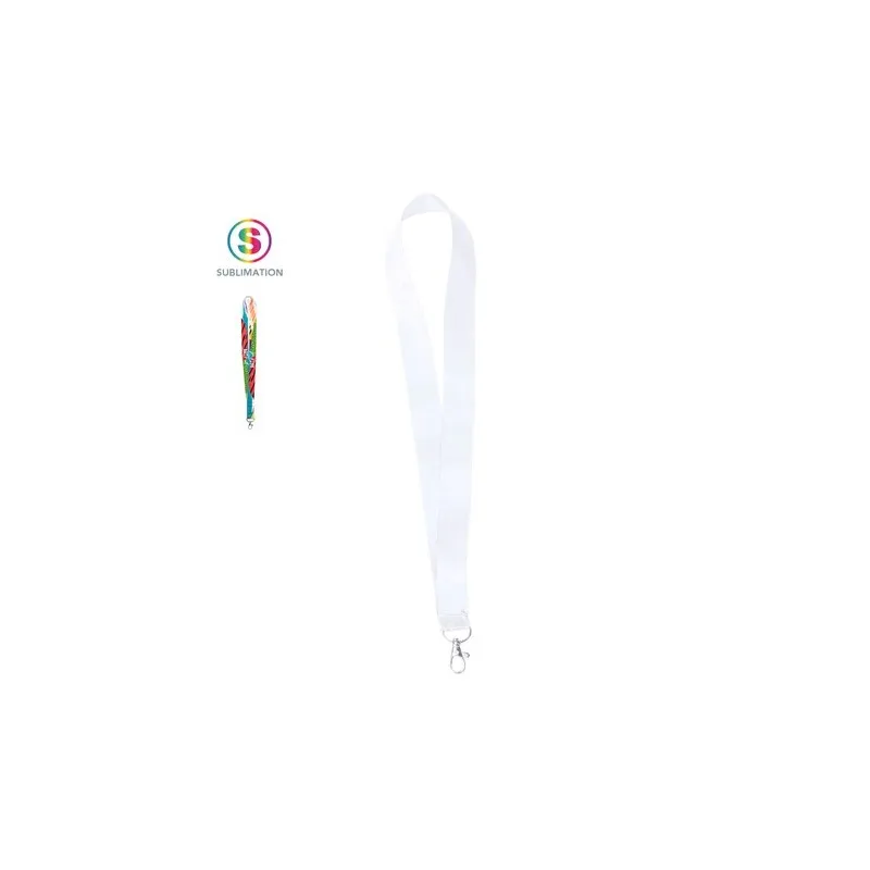Lanyard Personnalisé à Sublimation Écologique - Nopak Matières : acier inoxydable Couleurs : argenté Contenance : 360 ml