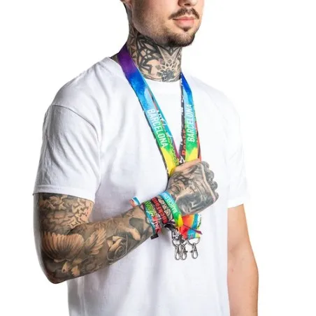 Lanyard Personnalisé à Sublimation Écologique - Nopak Matières : acier inoxydable Couleurs : argenté Contenance : 360 ml objet p