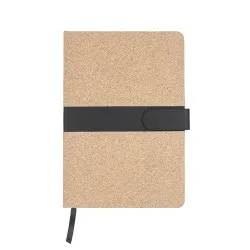 Bloc-notes pas cher personnalisé Cebex Matières : carton recyclé Couleurs : bleu marine