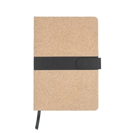 Bloc-notes pas cher personnalisé Cebex Matières : carton recyclé Couleurs : bleu marine