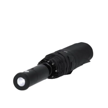 Parapluie personnalisé pas cher - Pulsak Matières : carton recyclé Couleurs : vert foncé impression haute définition