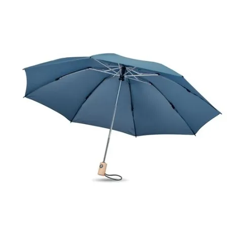 Parapluie pliable écologique 190T en RPET de 23'' - LEEDS Matières : coton Taille textile : S Couleurs : bleu aqua objet promoti