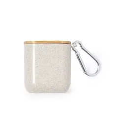 Câble de Charge Écologique et Pratique Personnalisé Brayce Matières : acier inoxydable Couleurs : blanc