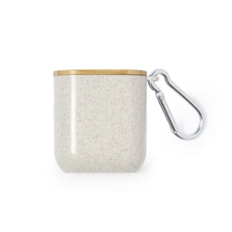 Câble de Charge Écologique et Pratique Personnalisé Brayce Matières : acier inoxydable Couleurs : blanc cadeau collaborateur pre