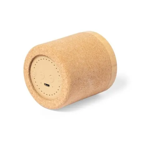 Haut-Parleur Bluetooth Écologique et Élégant - Mirintex Matières : coton Couleurs : naturel goodies publicitaire événementiel