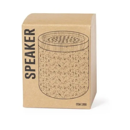 Haut-Parleur Bluetooth Écologique et Élégant - Mirintex Matières : coton Couleurs : naturel marquage laser ultra précis