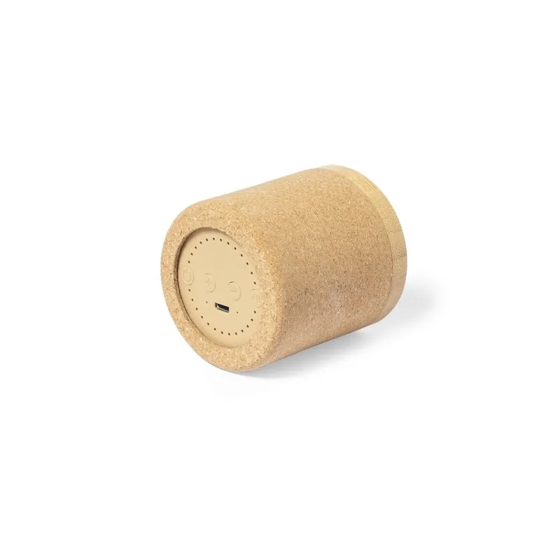 Haut-Parleur Bluetooth Écologique et Élégant - Mirintex Matières : coton Couleurs : naturel objet promotionnel éco-responsable