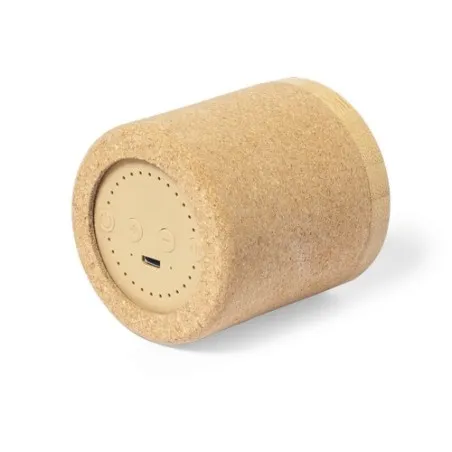 Haut-Parleur Bluetooth Écologique et Élégant - Mirintex Matières : coton Couleurs : naturel objet promotionnel éco-responsable