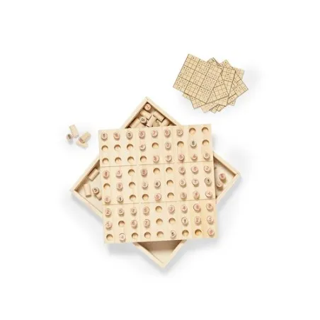 Jeu d'Habilité Sudoku en Bois - Un Défi Amusant