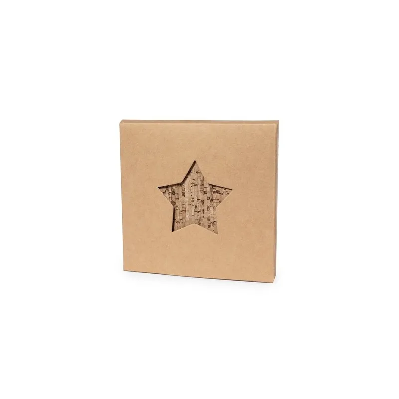 Set Écologique de Sous-Verres Cadeaux d'Entreprise Danop Matières : bois marquage laser ultra précis