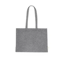 Sac de Shopping Écologique Personnalisé et Pratique en Coton Recyclé Framos Taille textile : M Couleurs : bleu marine Matières :