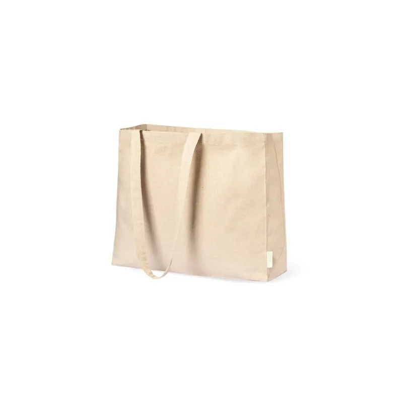 Sac de Shopping Écologique Personnalisé et Pratique en Coton Recyclé Framos Taille textile : M Couleurs : bleu marine Matières :