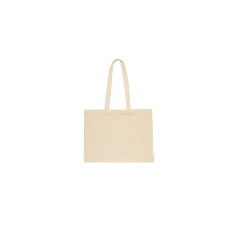 Sac de Shopping Écologique Personnalisé et Pratique en Coton Recyclé Framos Taille textile : XL Couleurs : bleu marine Matières 