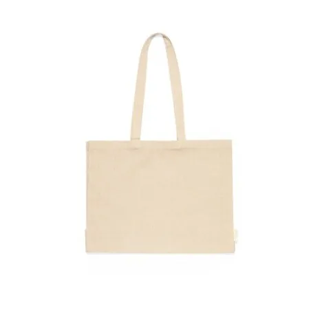 Sac de Shopping Écologique Personnalisé et Pratique en Coton Recyclé Framos Taille textile : XL Couleurs : bleu marine Matières 