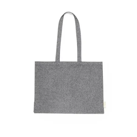 Sac de Shopping Écologique Personnalisé et Pratique en Coton Recyclé Framos Taille textile : XL Couleurs : bleu marine Matières 