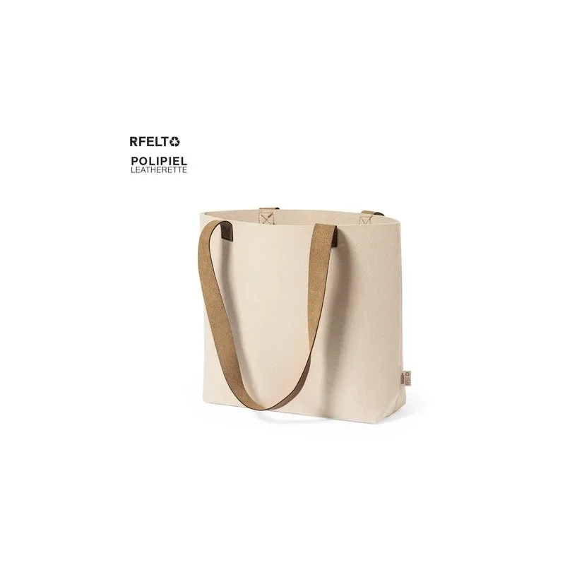 Sac Écologique Chic Personnalisé de Shopping Kompul - pas cher Taille textile : L Couleurs : bleu marine Matières : polyester re