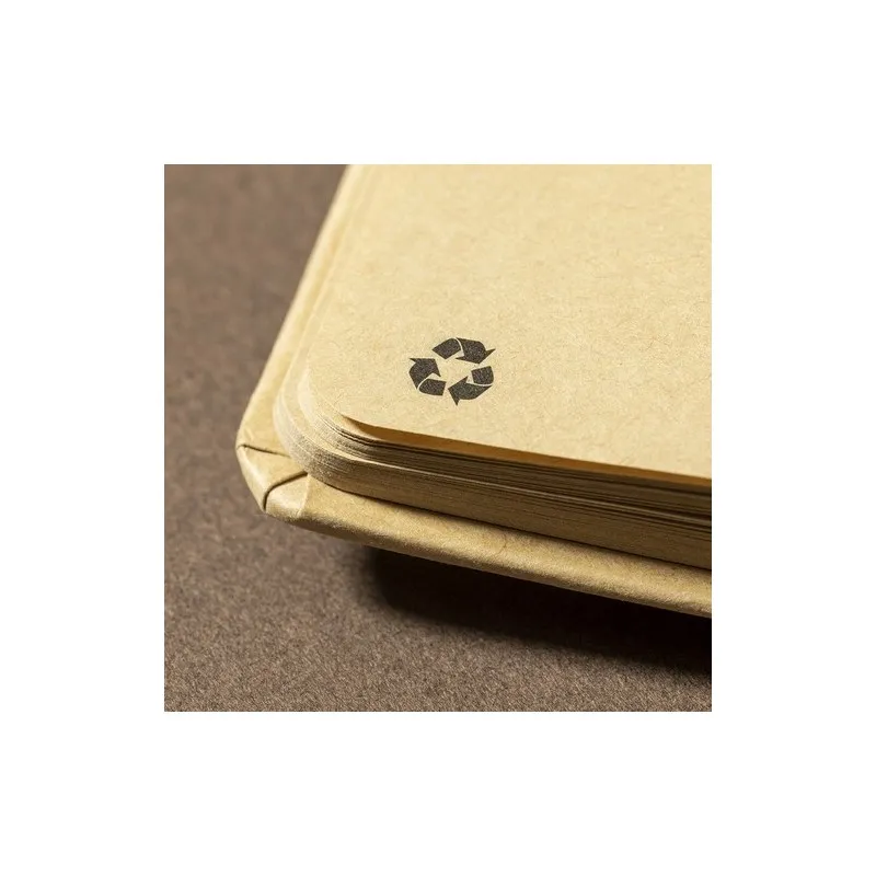 Bloc Notes Écologique Personnalisé Pas Cher - Klamax Matières : PET recyclé Couleurs : bleu objet promotionnel éco-responsable