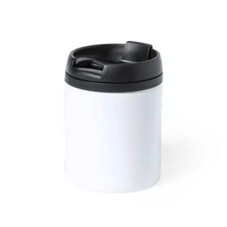 Mug Thermique Isotherme Personnalisé Zirgul Matières : aluminium recyclé&nbsp; Couleurs : rouge cadeau client original