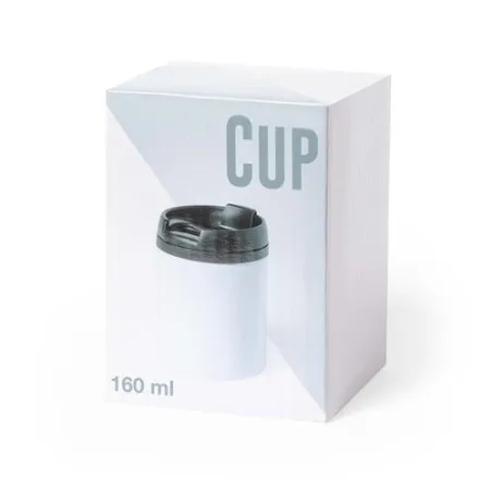 Mug Thermique Isotherme Personnalisé Zirgul Matières : aluminium recyclé&nbsp; Couleurs : argenté livraison express 24h 48h