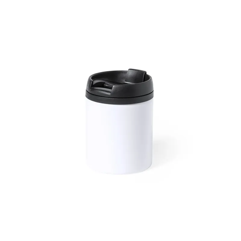 Mug Thermique Isotherme Personnalisé Zirgul Matières : aluminium recyclé&nbsp; Couleurs : argenté impression haute définition