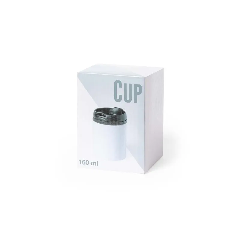 Mug Thermique Isotherme Personnalisé Zirgul Matières : aluminium recyclé&nbsp; Couleurs : bleu cadeau collaborateur premium