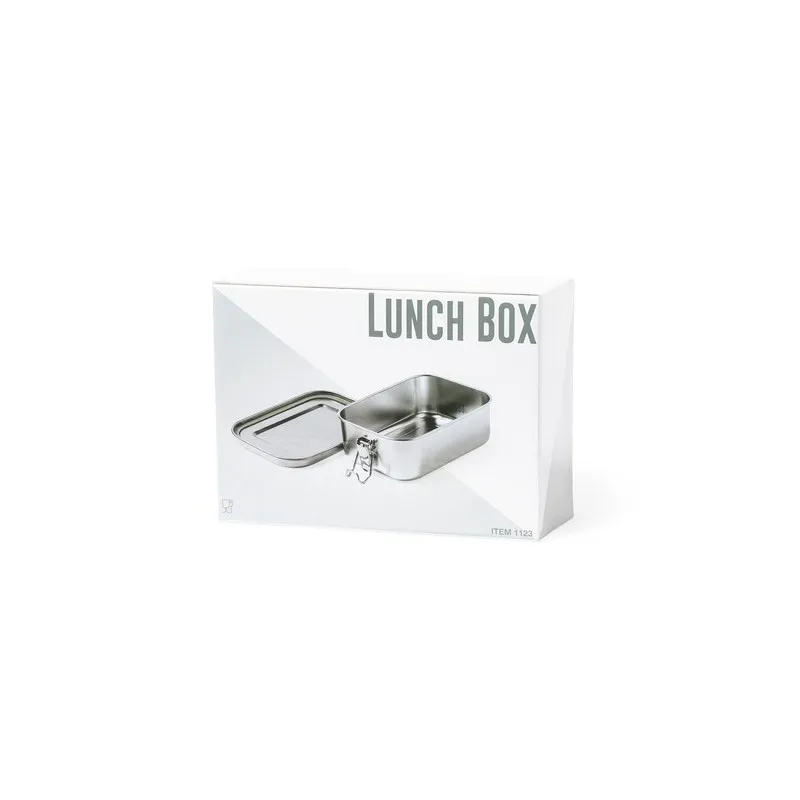 Boîte à déjeuner personnalisable en acier inoxydable Yalac Matières : polyester Couleurs : marron livraison express 24h 48h