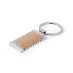 Porte-clés personnalisés en métal et bois naturel pas cher Vitolok Matières : aluminium recyclé  Couleurs : vert 2