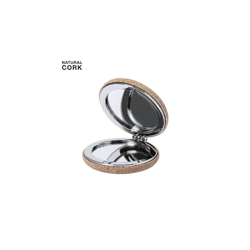 Miroir de Poche Écologique Personnalisé Alunax pas cher Matières : coton recyclé Couleurs : naturel