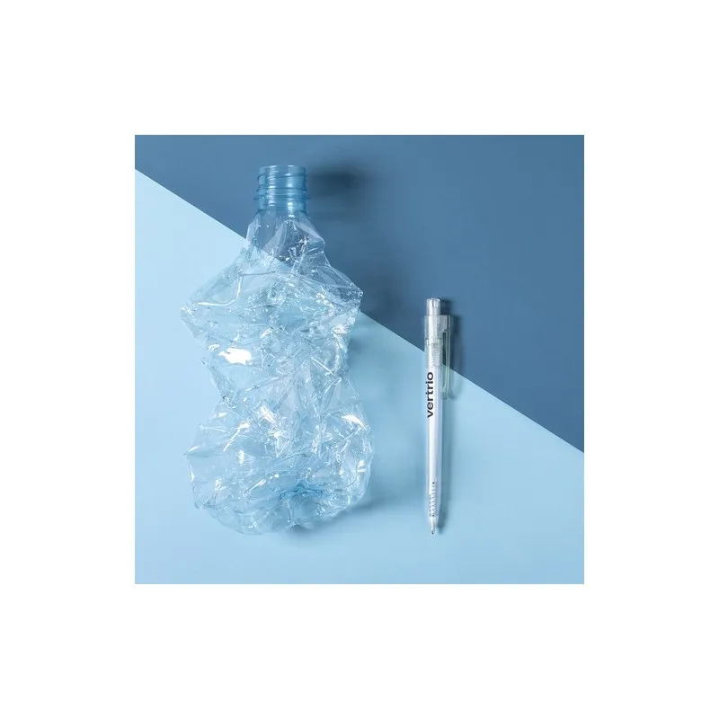 Stylo Bille Écologique Personnalisé Hispar Matières : coton recyclé Couleurs : noir personnalisation rapide en France