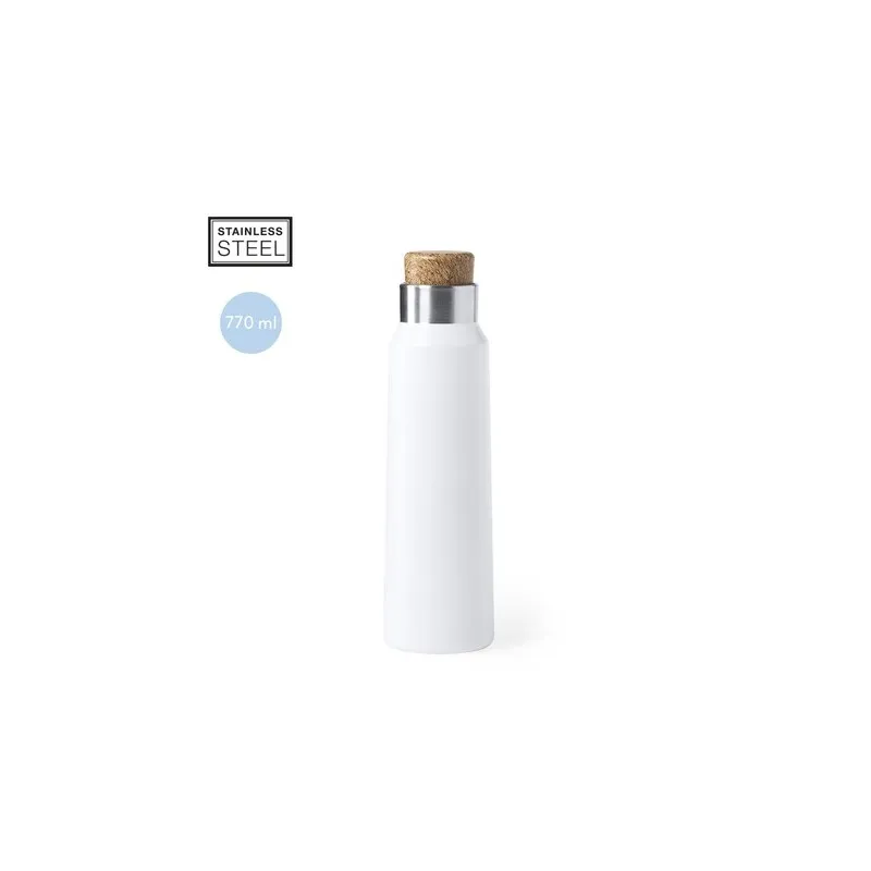 Bouteille Publicitaire Personnalisée Anukin Matières : bois cadeau entreprise pas cher