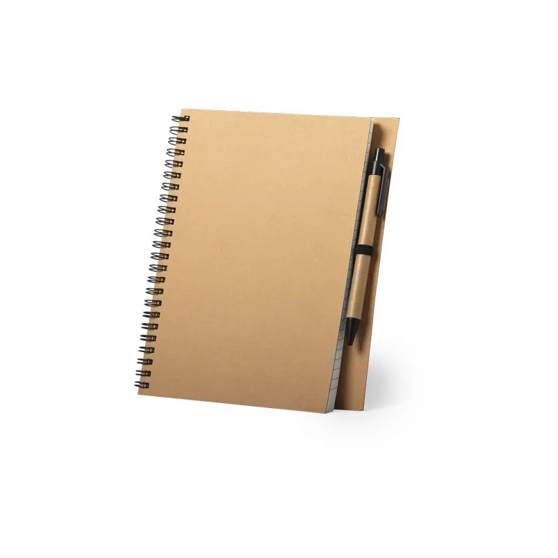 Cahier Personnalisé Écologique et Stylé Neyla Couleurs : blanc cadeau entreprise pas cher