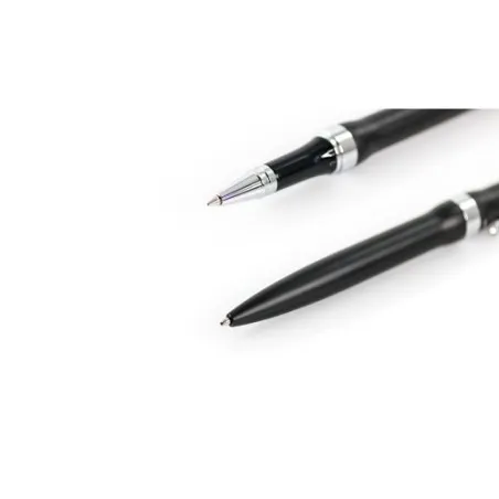 Set Cadeau d'Entreprise Écologique avec Stylo et Roller Personnalisé Antonio Miro Matières : coton recyclé Couleurs : vert impre