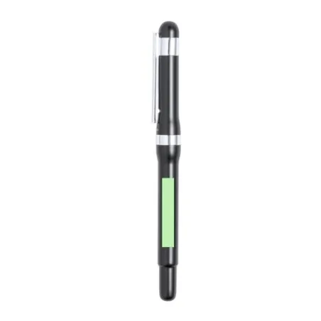 Set Cadeau d'Entreprise Écologique avec Stylo et Roller Personnalisé Antonio Miro Matières : coton recyclé Couleurs : vert livra