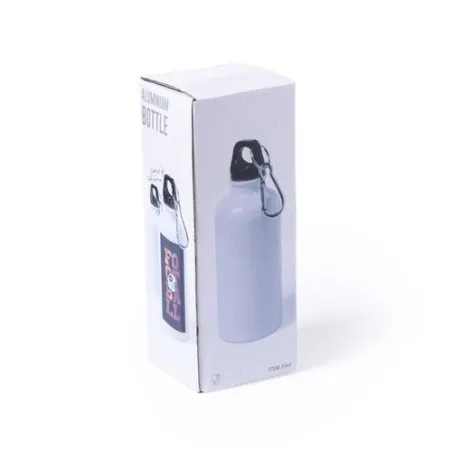 Gourde Écologique Personnalisée pour Événements - Bidon Sublimation Greims Matières : bambou Couleurs : argenté marquage laser u