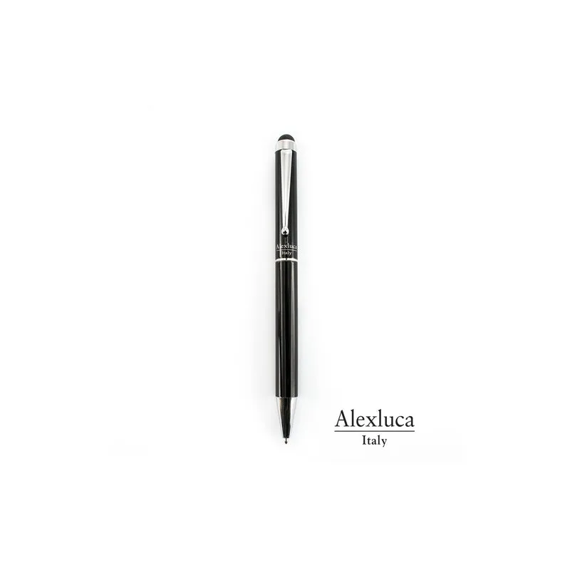 Stylet bille personnalisé écologique - Salend Matières : acier inoxydable Couleurs : noir