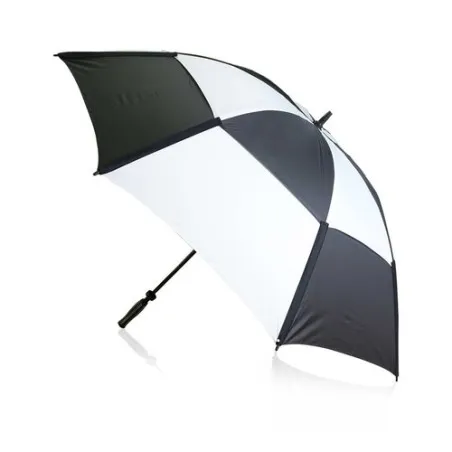 Parapluie durable et publicitaire de golf Budyx Matières : coton Couleurs : naturel
