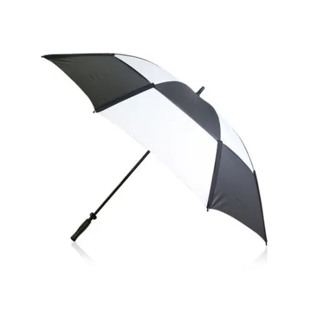 Parapluie durable et publicitaire de golf Budyx Matières : coton Couleurs : naturel cadeau entreprise pas cher