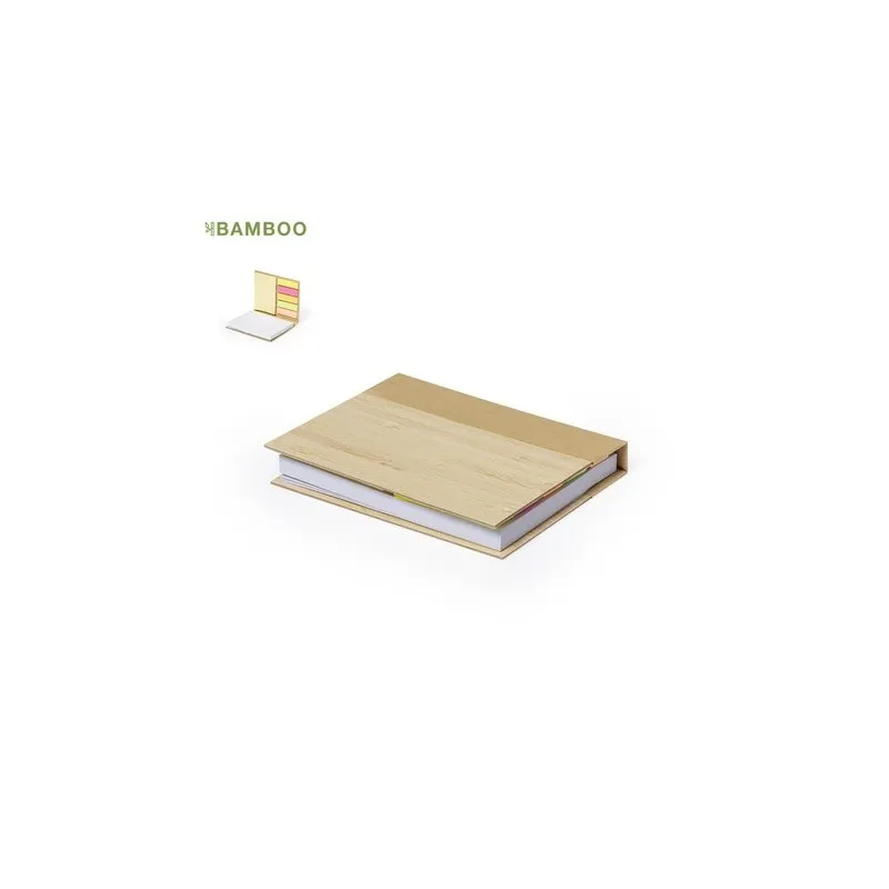 Bloc Notes Adhésif Éco-Responsable Personnalisé Oresten Matières : PU Couleurs : noir