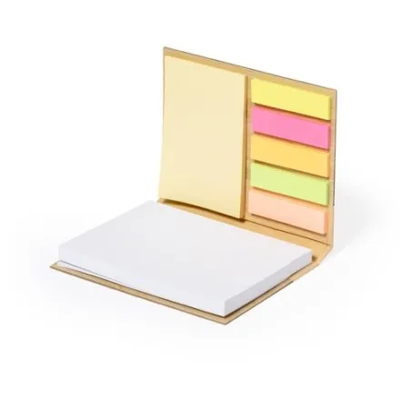 Bloc Notes Adhésif Éco-Responsable Personnalisé Oresten Matières : PU Couleurs : noir cadeau entreprise pas cher